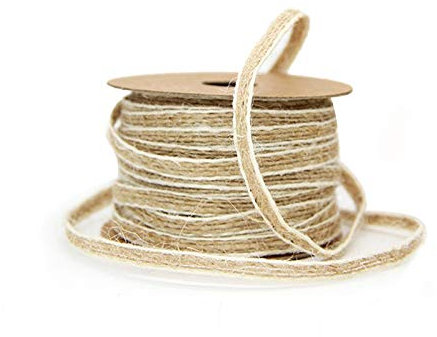 Garten Schnur 10m Jute Beine Sackleinen Rollen Hanf Seil Band mit Spitze Vintage Rustichische Handwerk Hochzeit Dekoration Ornament Party Hochzeit
