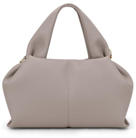 TIAASTAP kleine Handtasche für Damen PU Leder kleine Tasche Vintage Hobo Bag Beuteltasche Einfarbig Clutch Umhängetasche Damen klein Schultertasche Geldbörse Women's Shoulder Bag