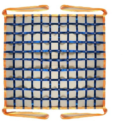 Hangendes Hebenetz - Flaches Nylonnetz, Anhängernetz, Schutznetz Garten, Cargonetz Heavy Duty, Für Treppenhebungsnetz, Frachtnetz, Anpassbar, Last 0,3-3,5 Tonnen ( Size : 4 X 4M/Mesh 20cm/Load 3.5t )