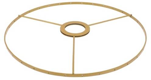 SOESFOUFU Lampenschirmhalter aus Eisen Einlagiger Drahtlampenschirm 28cm Stabil und Leicht zu Montieren für Tisch und Schreibtischlampe