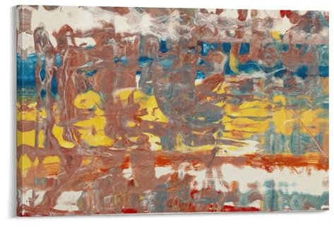 Gerhard Richter Eis 1981 Poster, Kunstdruck, Wandfoto, Poster, hängendes Bild, Familiendekoration, 50 x 75 cm