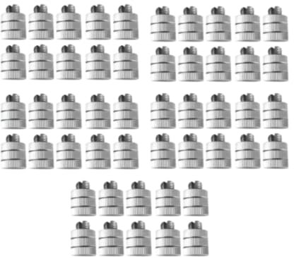 Sharplace 50 Pezzi Morsetti per Recinzione Elettrica Morsetti per Giunzione Cavi Accessori Professionali Connettori Multipli per Recinzione Elettrica Connettori