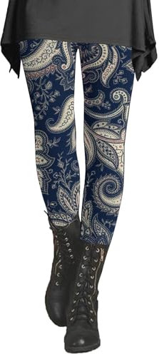 2024 Weihnachtsleggings für Damen, Thermohose, warme Damen-Herbst- und Winter-Leggings, künstlerisch bedruckt, weich, dehnbar, Tartan-Leggings für Damen, khaki, S