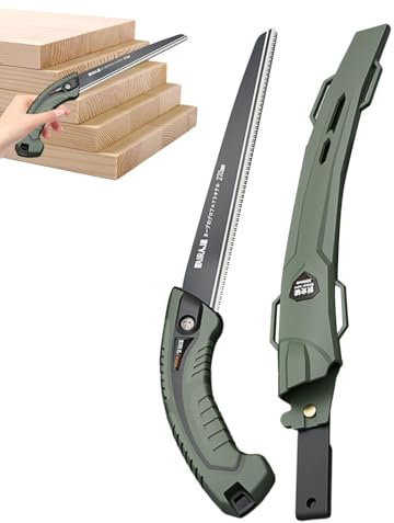 a mano per potatura, per legno - a mano da 7 pollici con taglio liscio,Maniglia antiscivolo, utensili manuali con bordi taglienti, per cartongesso per segare, tagliare e