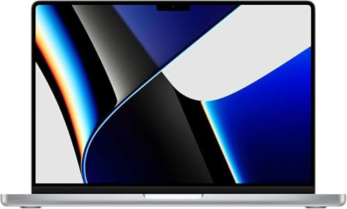 2021 Apple MacBook Pro con Apple M1 MAX Chip (14-Pulgadas, 32GB RAM, 1 TB SSD de Almacenamiento) (QWERTY English) Plateado (Reacondicionado)