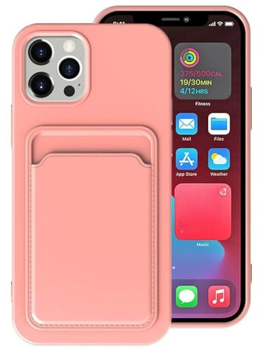 GXZJFC Custodia per telefono per iPhone 16 Pro Max 12 Mini in TPU satinato morbido, custodia protettiva, rosa chiaro, per iPhone 15 Pro Max