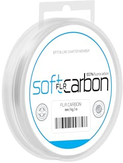 100% Fluorocarbon Vorfachschnur – Unsichtbare Angelschnur für feine Montagen – Weich, knotfest & schnell sinkend – Perfekt für Forelle, Barsch & klares Wasser