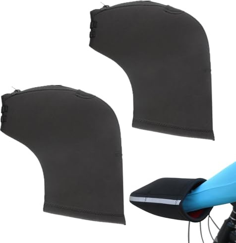 Kixolazr Manchons De Guidon pour Vélo | Protection Isolante Contre Le Froid - Manchons de Guidon pour VTT - pour Passionnés De Sport, Femmes, Adultes, Adolescents, Aventure, Course, Randonnée