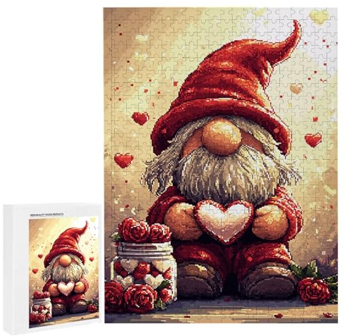Puzzle 1500 Teile Erwachsene Weihnachts Dwarf, Impossible Klassische Jigsaw Puzzles 87 x 57cm, Geschicklichkeitsspiel für die ganze Familie, Puzzle farbenfrohes Legespiel Home Dekoration Geschenk k772