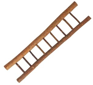 SUIOPPYUW Miniatur Weihnachtsornamente aus Holz in Form Einer Leiter – ideal als Dekoration für Zuhause, für Festliche Stimmung, als kleines Möbelstück, für den Schreibtisch, Deko, vielseitig, L