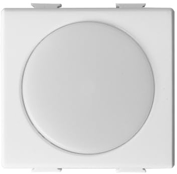 IXTRIMA Lampada LED da incasso con batteria di emergenza 2 moduli, luce bianca naturale 4000K, compatibile BTicino Matix