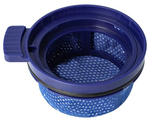 vhbw Staubsaugerfilter kompatibel mit Samsung VS20C85G2TW/WD | VS20C85G2TN/WD, VS20C85F2TB/WD, VS20C8534TB/GE Staubsauger - Abluftfilter Blau