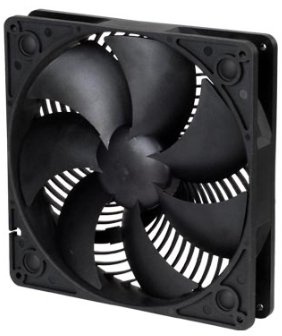 Silverstone Air Penetrator Air Channeling Gehäuselüfter 180 x 180 x 32 mm, 700/1200 U/min AP181 (schwarz)