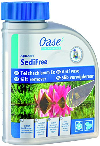 OASE 50560 AquaActiv SediFree 500 ml - Hochleistungsbakterien zum Abbau organischer Schlammablagerungen, Granulat mit Aktivsauerstoff