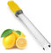 iNeibo Limón zester, rallador de nuez moscada de acero inoxidable, antideslizante, robusto y apto para lavavajillas, Amarillo