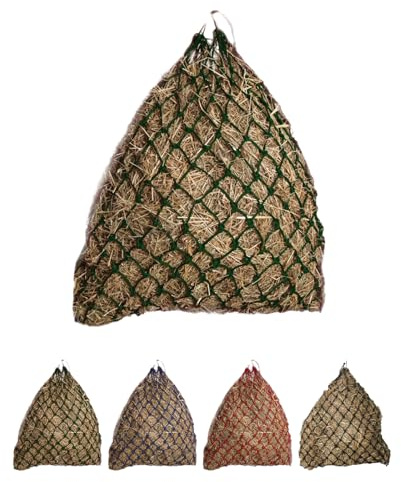 RL24 - Heunetz für Pferde Basicline – viele Farben | Heusack aus Nylon – Maschenweite 7 x 7 cm – artgerechte Fütterung – unterstützt Verdauung & Wohlbefinden