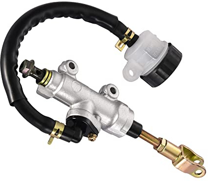 WOOSTAR Maître-Cylindre De Frein Arrière avec Réservoir Remplacement pour Chinois 50cc 70cc 90cc 110cc 125cc ATV Dirt Pit Bike