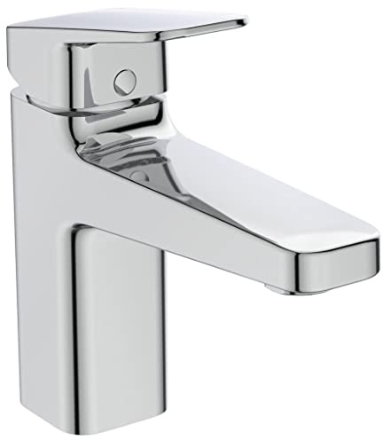 Ideal Standard BD276AA Ceraplan Waschtischarmatur mit Zugknopf-Ablaufgarnitur Auslaufhöhe 88mm