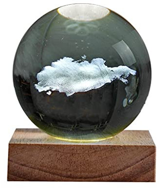 Kristallkugel Dekokugel Wohnzimmer Kristall Ball Office Desktop Kleine Ornamente Transparente Kugel Kreative Glas Dekoration Geburtstagsgeschenk Mädchen Blickende Weissagung oder Feng Shui