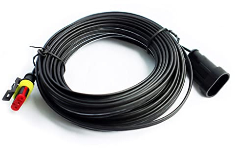 Berfea Netzteiladapter kabelverbinder Drahttransformator kompatibel mit Husqvarna Automower 105 305 310 315X 320 330X 415 420 2016-2022,Gardena 2016+/Sileno 2018+/Robotic McCulloch Rob 600R,10 M