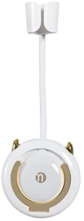 Amagogo Appendino per Attaccare Asciugacapelli, Porta Asciugacapelli, Regolabile Appendi Phon Bagno a Parete Supporto per Asciugacapelli Portatile Asta Flessibile, Diametro Del Porta 5 Cm, B
