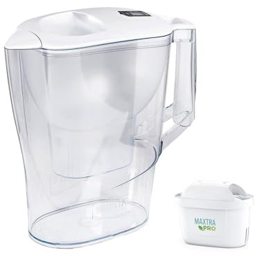 BRITA Jarra filtrante Aluna de 2,4 L con filtro blanco Purificación de agua