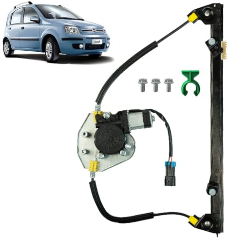 STARKIT PERFORMANCE Leve vitre compatible pour Fiat Panda 2 (169) (2003-2012) AVEC MOTEUR. AVANT DROIT (passager) 46803651, 51846384