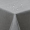 ATsense Tischdecke Abwaschbar Grau, Abwischbare Tischdecken Wasserabweisend Lotuseffekt, Fleckabweisend Table Cloth Leinenoptik, Tischtuch 140x180 cm Rechteckig