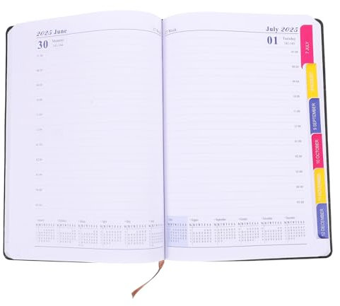 BCOATH Monatsplaner-notizbuch 2025 Minimalistisches Design Kalender-notizbuch Für Studenten Lehrer Büroangestellte