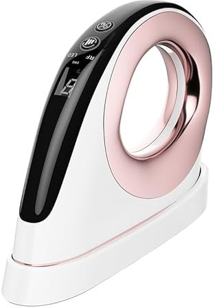 Elitzia 3 in 1 Body Sculpting Machine Iron Shape RF EMS Device Multifunction Body Massager for Cellulite Radio Frequency Red Light Healthy Fat Burning Professional Skin Tightening At Home ETD2301