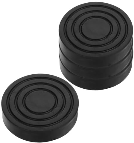Angoily 4pcs Shock Absorbing Anti-vibration Washer Accessories Mat for Washer and Dryer Non-skid Plastic Feet Pads Noise Dampening for Household Appliances