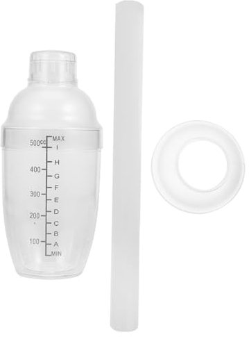 Alipis Coctelera Para Martini Tazas Para Vaso Mezclador De Barman Coctelera Para Barra De Mezclador De Vino Vacío