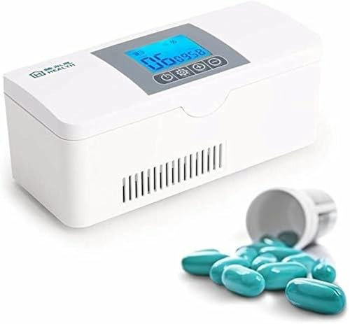 Mini Scatola refrigerata per insulina con Controllo della Temperatura 2-25°C Dispositivo di Raffreddamento Portatile per insulina per diabetici, Adatto per Viaggi/interferone/conservazione di farmac
