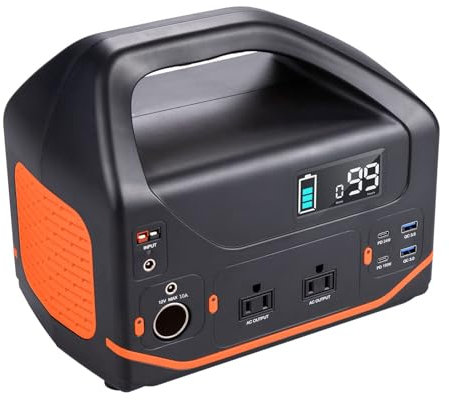 HTDRE Estación de energía portátil con generador Solar de 150.000 mAh, batería de Respaldo, Fuente de alimentación para Aventuras al Aire Libre, Viajes y acampadas.