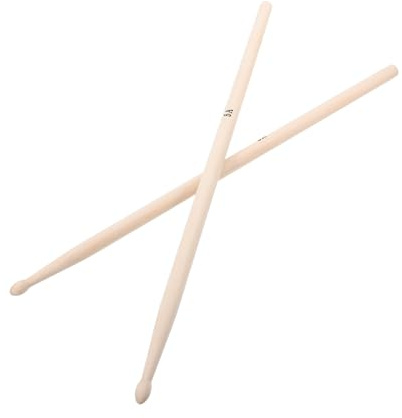 5a Eichenholz Drumsticks für Schlagzeug, 1 Paar, Leicht | Eichenholz, Khakifarbene Ausführung, Glatte Oberfläche, Angenehmes Handgefühl, für Kinder und Erwachsene an Drums