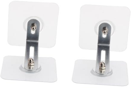 CVUTOVO 2 Satz Stanzfreie Möbelanker Anti Umkippsicherung Aus Metall 3,2cm Für Schränke Kommoden Bücherregale Wandbefestigung Kinder