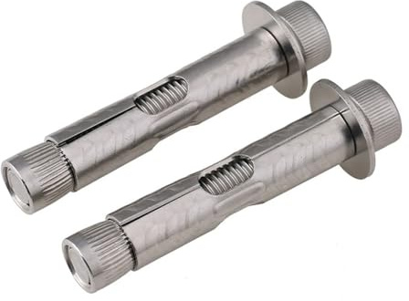 Ankerbolzen, Ösenbolzen 304 Edelstahl-Einbau-Spreizschraube, Innenbolzen, Implosions-Sechskantschrauben M6-M12, 1 Stück(100mm,M10)