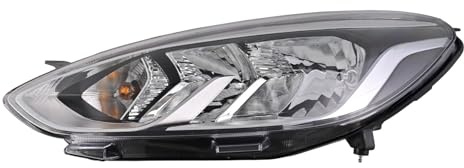 HELLA 1EG 354 857-011 Halogen-Hauptscheinwerfer - für u.a. FORD FIESTA VII (HJ, HF) - chrom - ECE - für Rechtsverkehr - links