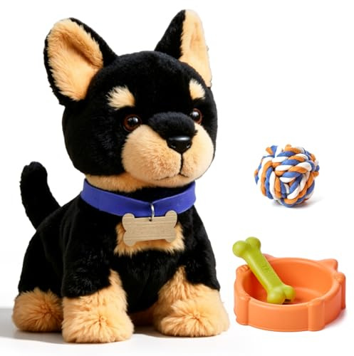 TUMAMA Walking Barking Toy Dog, Interactive Dog Toy Age 2 3 4 5 + Years Old