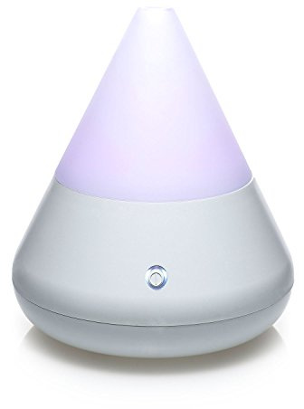 pajoma® Aroma Diffuser, Ultraschall Luftbefeuchter mit LED Licht, Humidifier Aromatherapie Diffusor (Weiss)