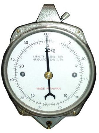 Zenport accuzen Aufhängen Mechanische Waage mit Zifferblatt 50-lbs silber