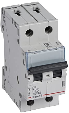 InterruptorAutomaticoTX3 2 Polos 25A Legrand 403608
