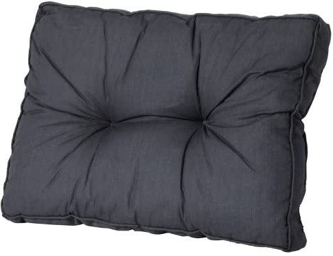 Madison Auflage Florance Lounge, 50% Baumwolle/50% Polyester, L Basic schwarz, schwarz, 73 x 43 cm | 50% Baumwolle/50% Polyester, L Basic