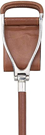Tan Leather Adjustable Shooting Stick