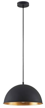 Ceiling Light 'Leya' dimmable (Modern) in Black Made of Metal for e.g. Living Room & Dining Room (1 Light Source, E27) from Lindby | Pendant Lighting, lamp, Hanging lamp, lamp, Ceiling lamp, Hanging