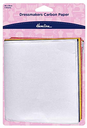 Hemline Papier calque en carbone pour couture 69 x 28 cm