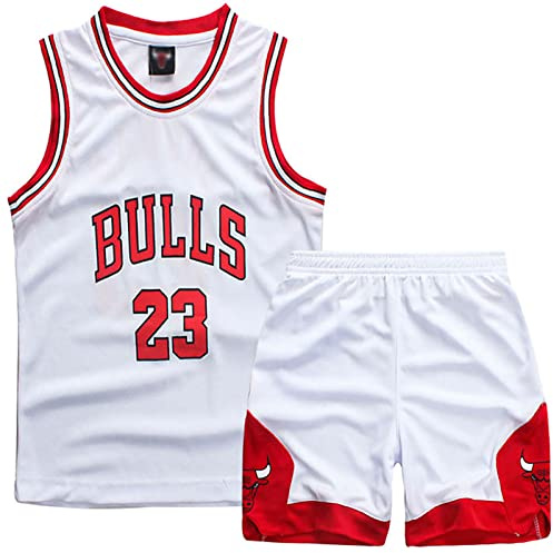 MEEHYRE Camiset Baloncesto Niños Conjunto 2 Piezas Baloncesto Niño Camiseta Tirantes y Pantalones Cortos de Baloncesto Conjunto Camisetas y Pantalones de Baloncesto para Niños