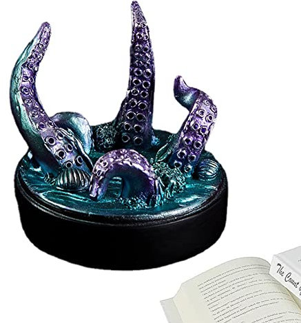 Lava Dragon Egg, Transparent Resin Dream Purple Dragon Egg, Hand-Sculpted Ornaments Souvenir Statue Decor with Base for Kids