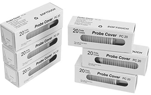 Dciustfhe 120 Pcs Disposable Ear Thermometer Cover, Ear Thermometer Cover, for All Models