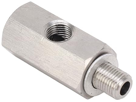 Turbo-Ölleitungsadapter, Stabile Verbindung M10x1,0 Universeller Leichter Öldrucksensor-Adapter Fahrzeug